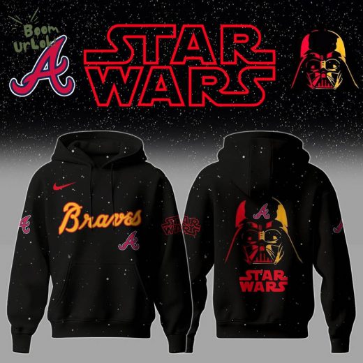 Atlanta Braves x Stars Wars Night Hoodie Editions Limited