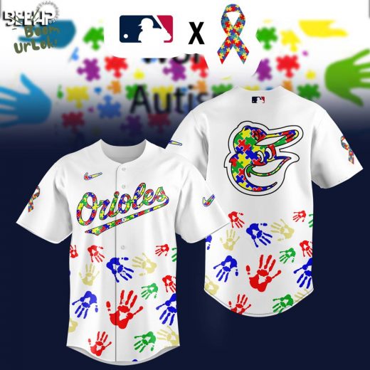 Baltimore Orioles MLB Autism Awareness Special Edition 2025 Baseball Jersey