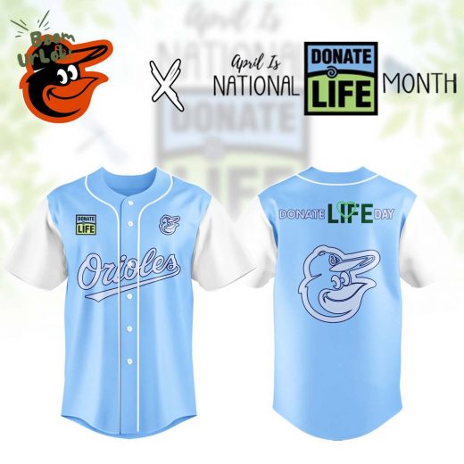 Baltimore Orioles MLB x Donate Life Month Baseball Jersey Editions Limited