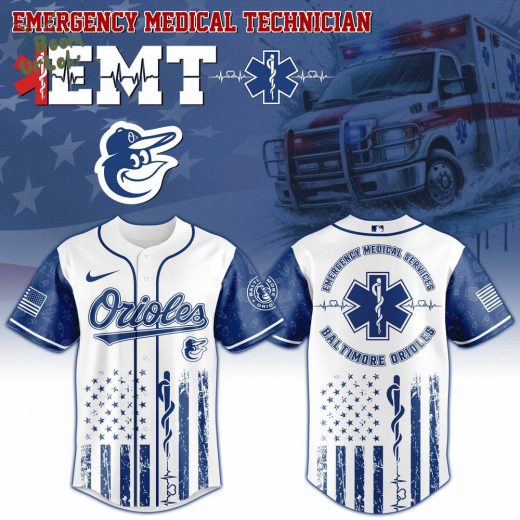 Baltimore Orioles MLB x Emergency Medical Technician Appreciation Night Jersey Limited