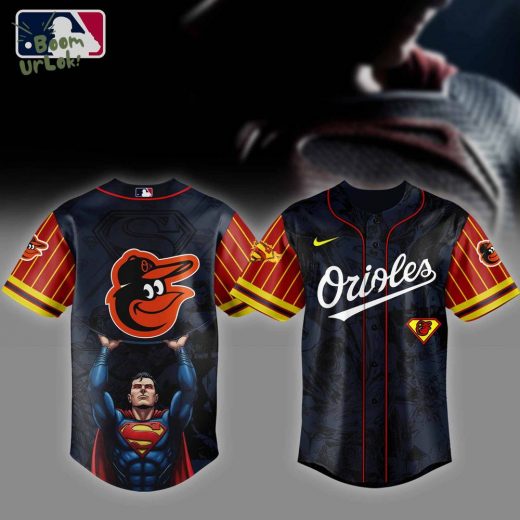 Baltimore Orioles MLB x Superman Baseball Jersey Editions Limited 2025