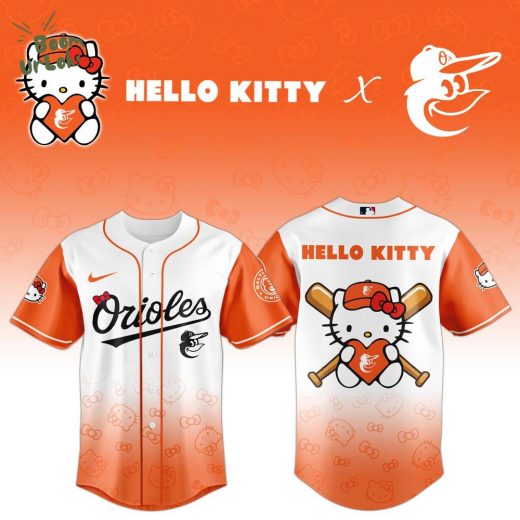 Baltimore Orioles x Hello Kitty Night 2025 Baseball Jersey Limited Edition