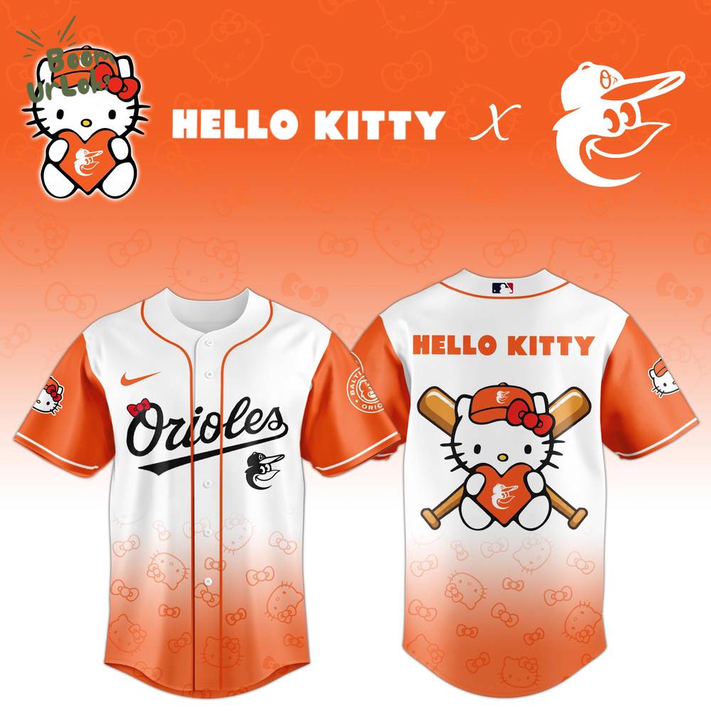 Baltimore Orioles x Hello Kitty Night 2025 Baseball Jersey Limited Edition Baltimore Orioles x Hello Kitty Night 2025 Baseball Jersey Limited Edition