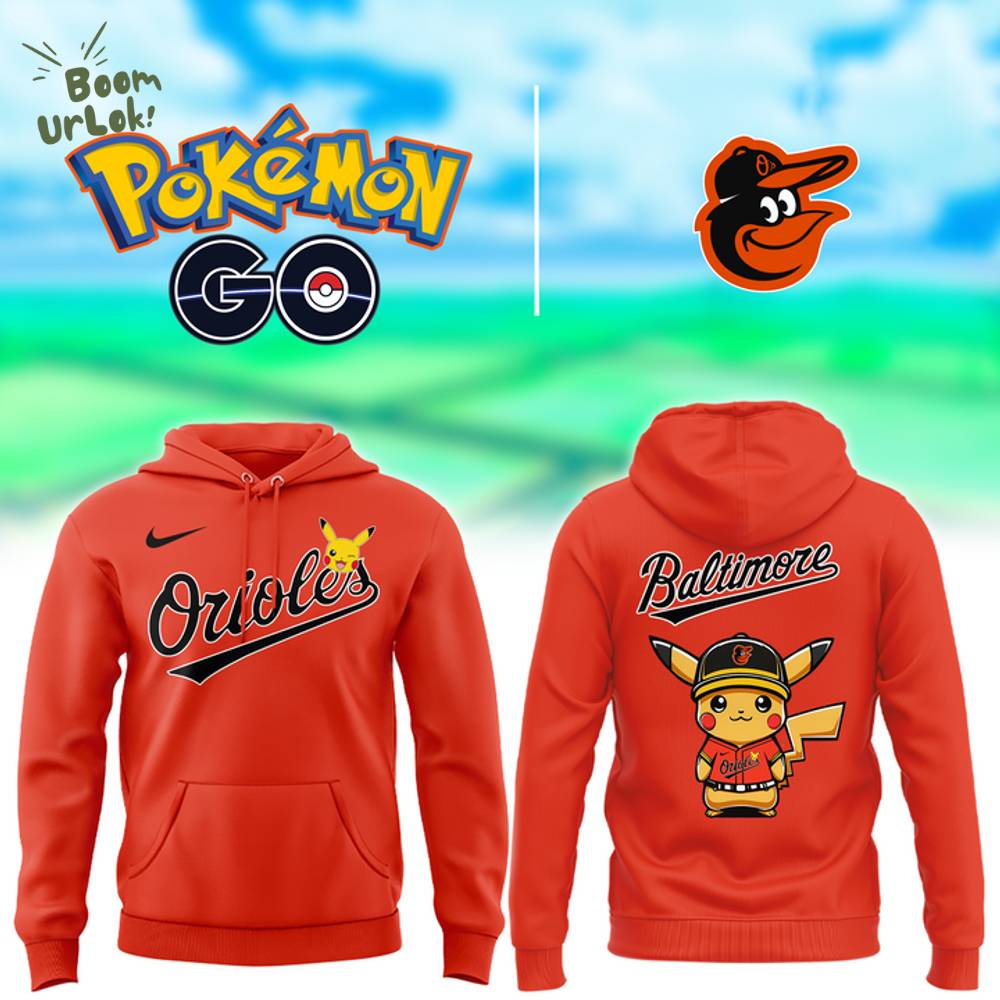Baltimore Orioles x Pikachu Limited Edition Hoodie Baltimore Orioles x Pikachu Limited Edition Hoodie