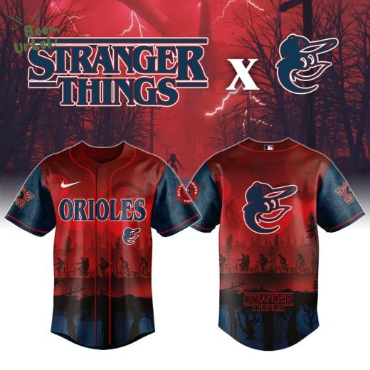 Baltimore Orioles x Stranger Things Night Game Limited Edition Baseball Jersey 2025