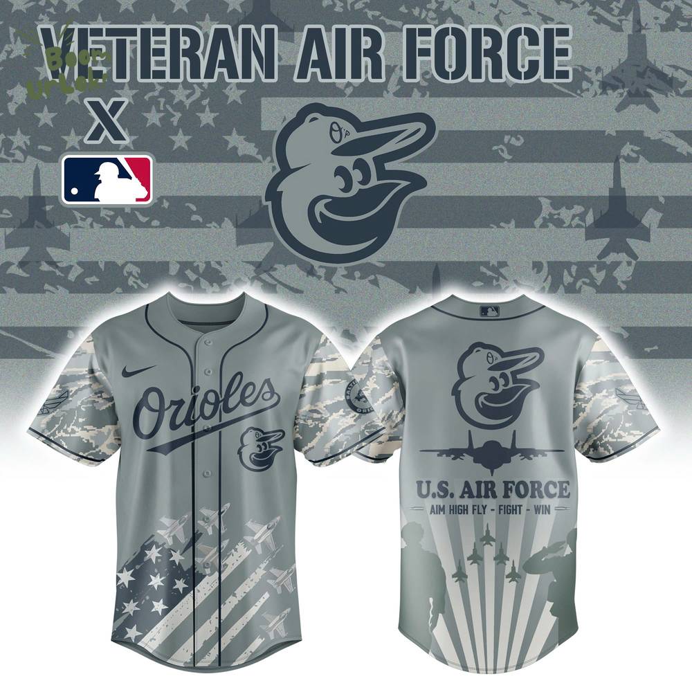 Baltimore Orioles x Veteran U.S Air Force 2025 Baseball Jersey Baltimore Orioles x Veteran U.S Air Force 2025 Baseball Jersey