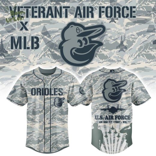 Baltimore Orioles x Veteran U.S Air Force 2025 Baseball Jersey