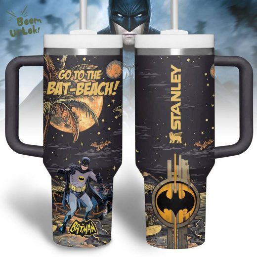 Batman Go To The Bat Beach 40oz Tumbler With Handle