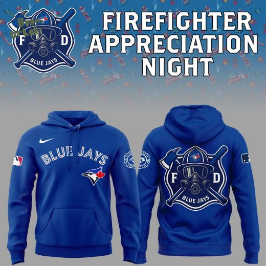 Blue Jays x Firefighter Appreciation Night Blue Hoodie