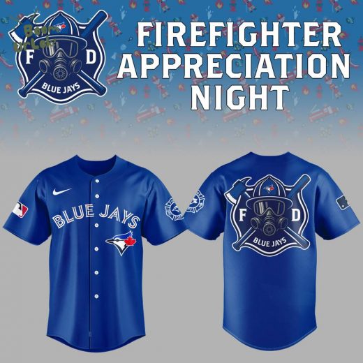 Blue Jays x Firefighter Appreciation Night Blue Jersey