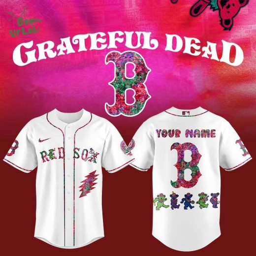 Boston Red Sox Grateful Dead Night Jersey Custom Name For Fans