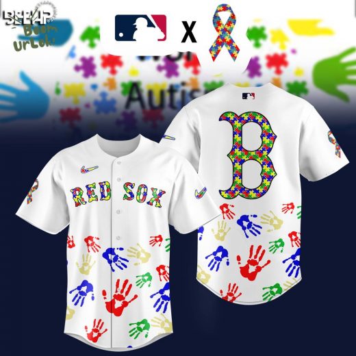 Boston Red Sox MLB Autism Awareness Special Edition 2025 Baseball Jersey