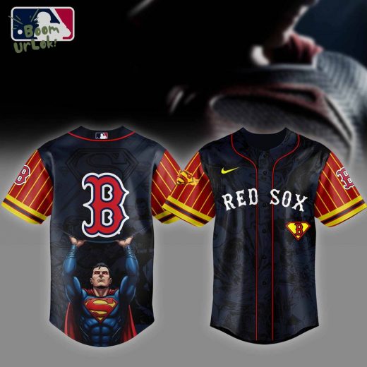 Boston Red Sox MLB x Superman Baseball Jersey Editions Limited 2025
