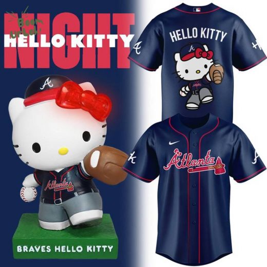 Braves Hello Kitty Baseball Jersey Limited Edition