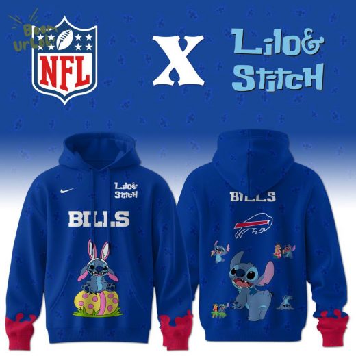 Buffalo Bills x Lilo & Stitch Hoodie – 2025/26 NFL Season Limited Edition