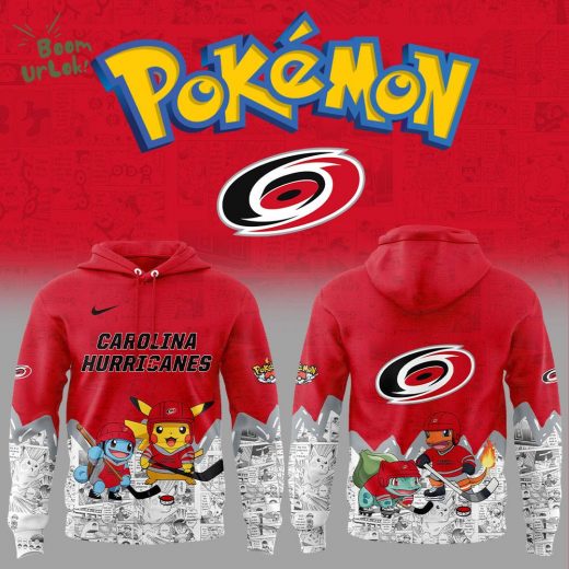 Carolina Hurricanes x Pokémon New Hoodie