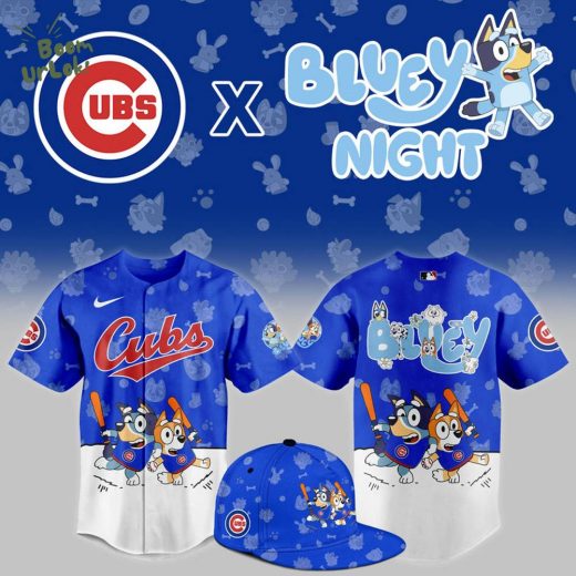 Chicago Cubs 2025 Bluey Night Limited  Baseball Jersey