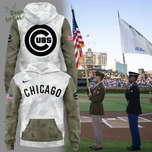 Chicago Cubs Armed Forces Day MLB Hoodie 2025