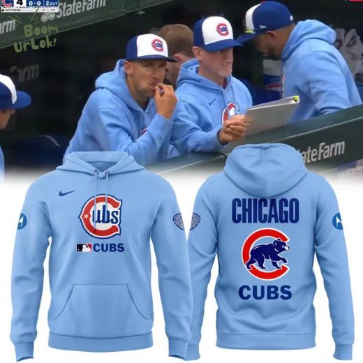 Chicago Cubs Light Blue 2nd Alternate Replica Hoodie