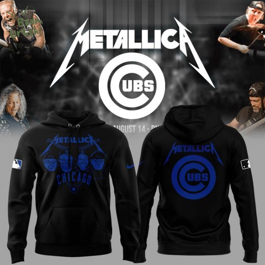 Chicago Cubs Metallica Night Hoodie