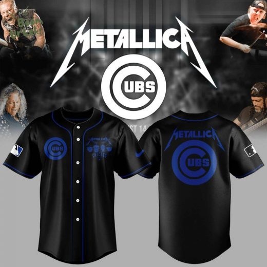 Chicago Cubs Metallica Night Jersey