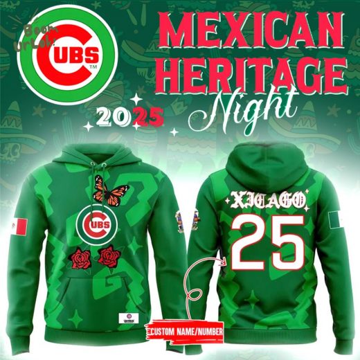 Chicago Cubs Mexican Heritage Limited Edition Hoodie 2025 Limited Edition