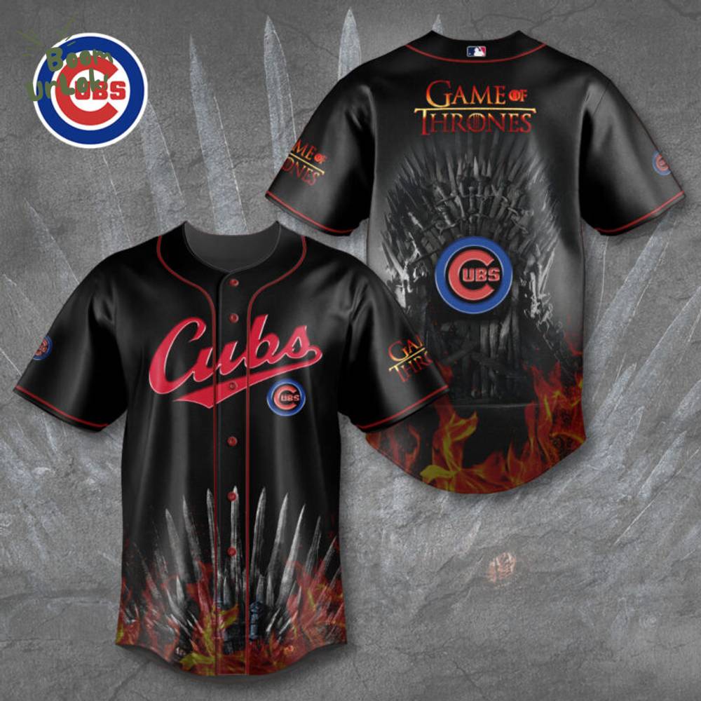 Chicago Cubs x Game of Thrones Baseball Jersey Chicago Cubs x Game of Thrones Baseball Jersey