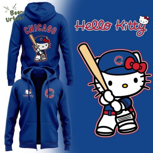 Chicago Cubs x Hello Kitty Limited Edition Zip Hoodie