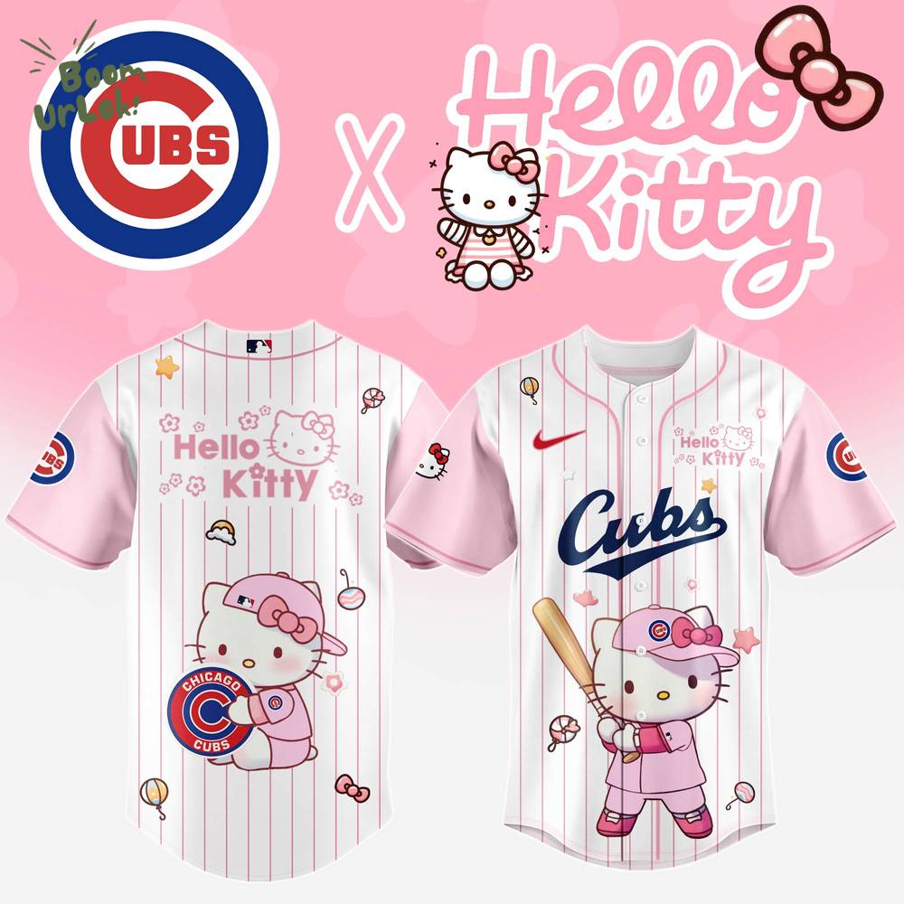 Chicago Cubs x Hello Kitty Night 2025 Baseball Jersey Editions Limited Chicago Cubs x Hello Kitty Night 2025 Baseball Jersey Editions Limited