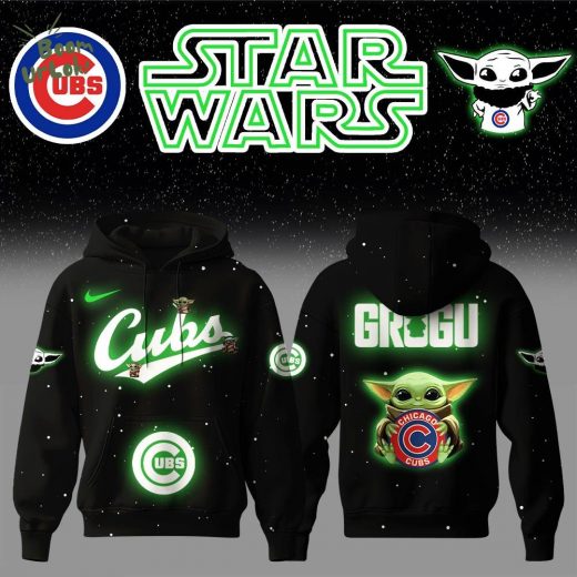 Chicago Cubs x Stars Wars Baby Yoda Game Night Hoodie Editions Limited