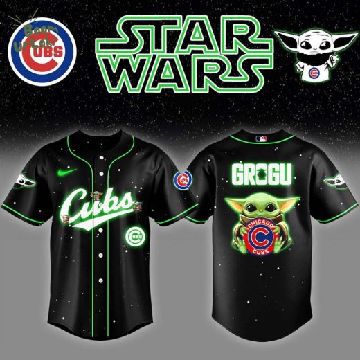 Chicago Cubs x Stars Wars Darth Grogu Baseball Jersey Editions Limited