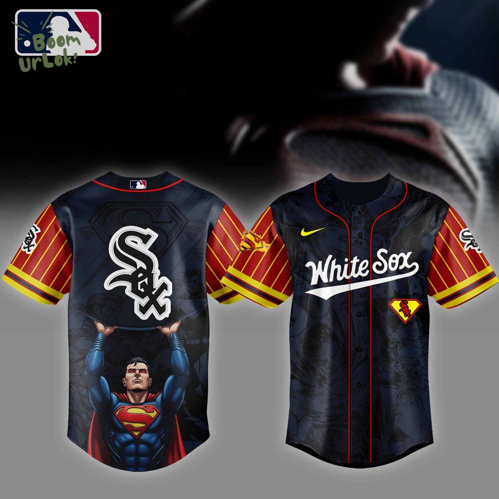 Chicago White Sox MLB x Superman Baseball Jersey Editions Limited 2025 Chicago White Sox MLB x Superman Baseball Jersey Editions Limited 2025