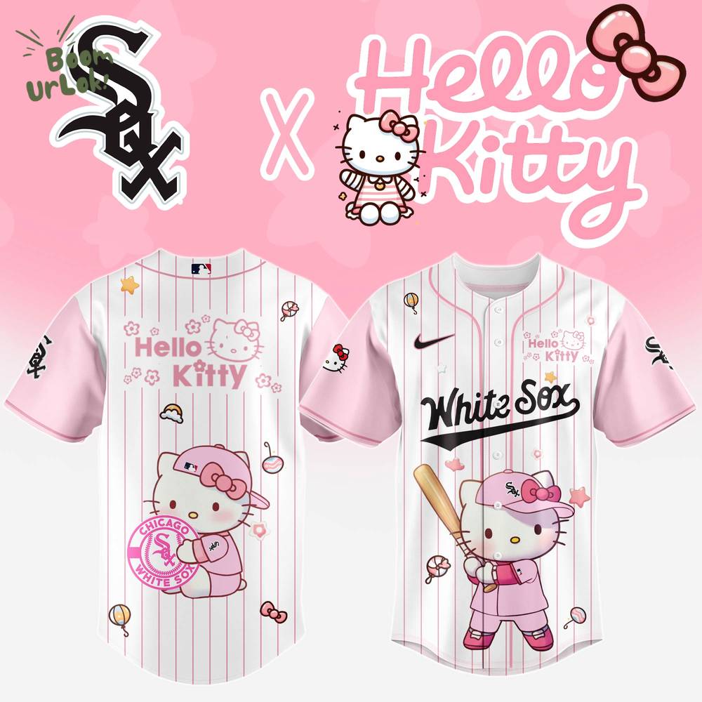 Chicago White Sox x Hello Kitty Night 2025 Baseball Jersey Editions Limited Chicago White Sox x Hello Kitty Night 2025 Baseball Jersey Editions Limited