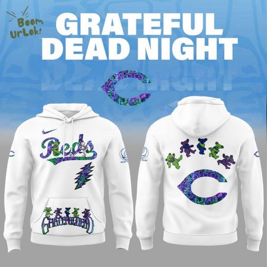 Cincinnati Reds Grateful Dead Night Hoodie