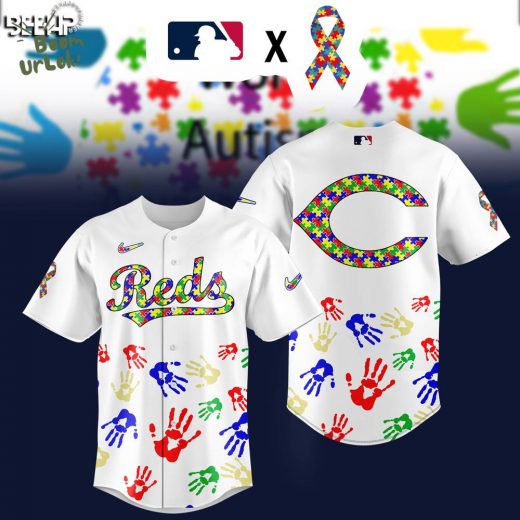 Cincinnati Reds MLB Autism Awareness Special Edition 2025 baseball Jersey