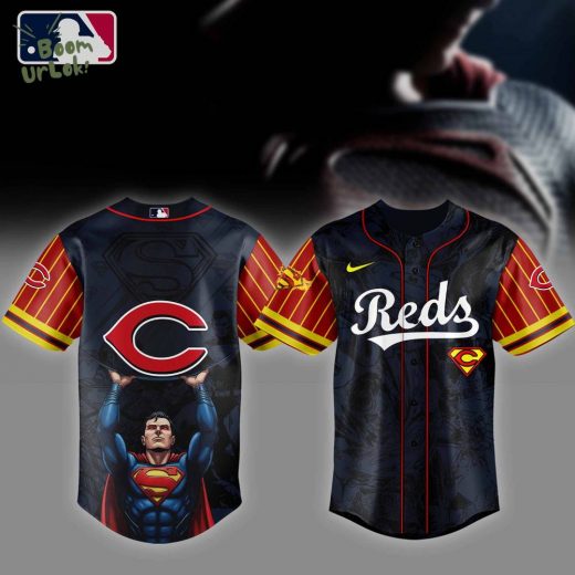 Cincinnati Reds MLB x Superman Baseball Jersey Editions Limited 2025