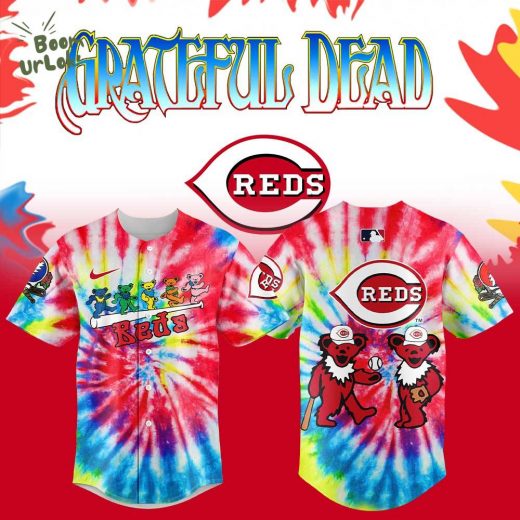 Cincinnati Reds x Grateful Dead New Night Baseball Jersey