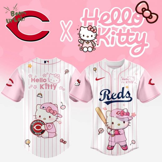 Cincinnati Reds x Hello Kitty Night 2025 Baseball Jersey Editions Limited