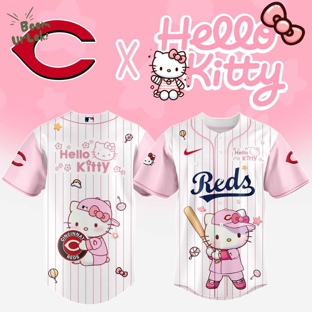 Cincinnati Reds x Hello Kitty Night 2025 Baseball Jersey Editions Limited Cincinnati Reds x Hello Kitty Night 2025 Baseball Jersey Editions Limited