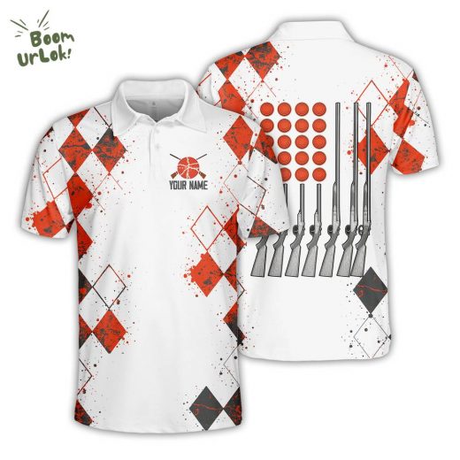 Clay Trap Shooting America Polo Shirt For Men & Women