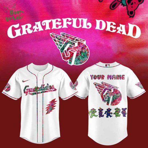 Cleveland Guardians Grateful Dead Night Jersey Custom Name For Fans