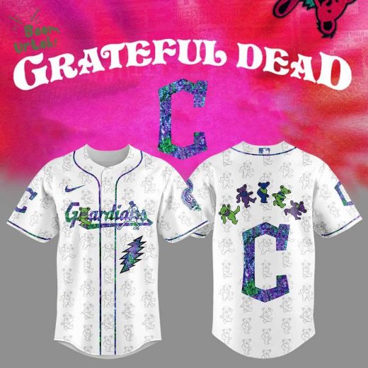 Cleveland Guardians Grateful Dead Night Jersey New Design