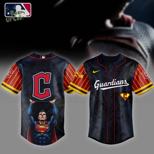 Cleveland Guardians MLB x Superman Baseball Jersey Editions Limited 2025