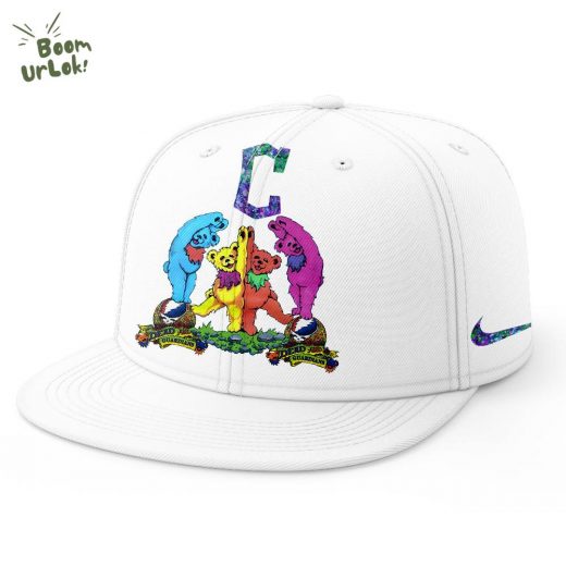 Cleveland Guardians Memory Grateful Dead 60th Anniversary New Jersey Flat Cap Set