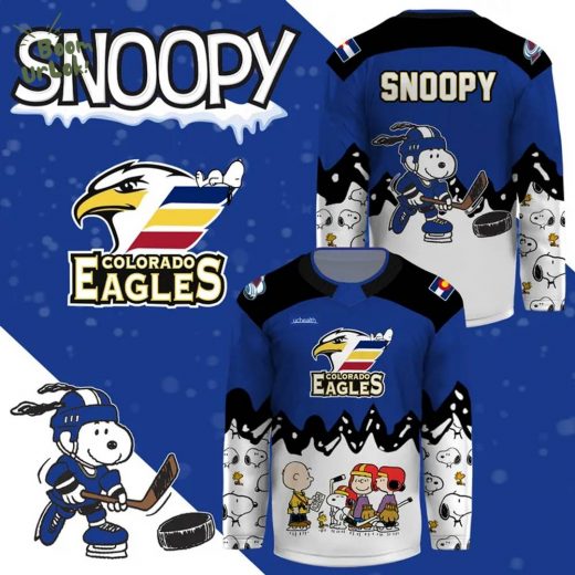 Colorado Eagles x Peanut Night ” Snoopy ” Jersey 2025