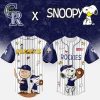 Cleveland Guardians MLB “75th Anniversary of Peanuts” Snoopy Special Edition Jersey 2025