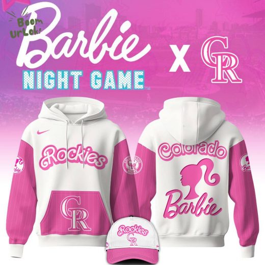 Colorado Rockies MLB x Barbie Night Game Hoodie Editions Limited