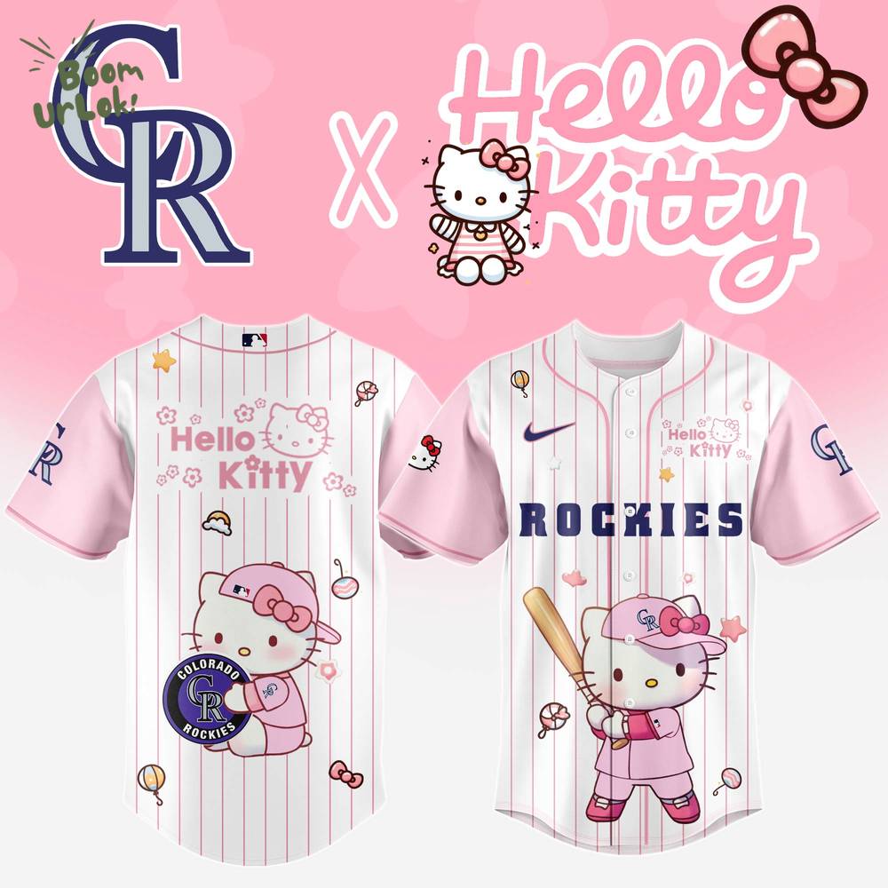 Colorado Rockies x Hello Kitty Night 2025 Baseball Jersey Editions Limited Colorado Rockies x Hello Kitty Night 2025 Baseball Jersey Editions Limited
