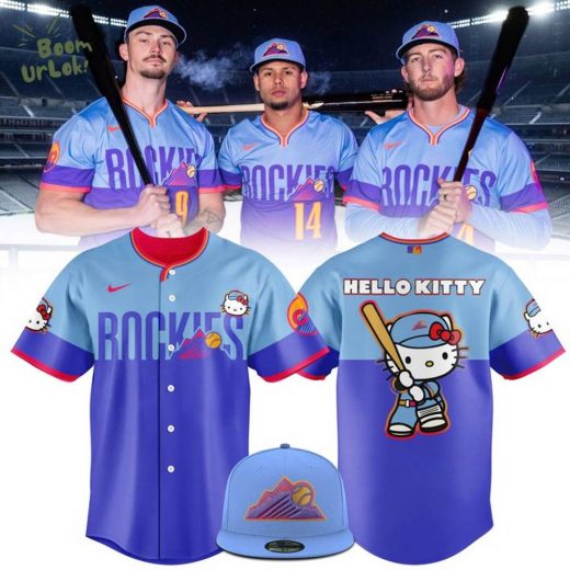 Colorado Rockies x Hello kitty 2025 Jersey