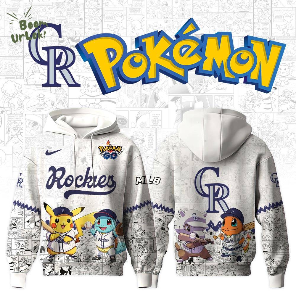 Colorado Rockies x Pokémon Go Hoodie Editions Limited Colorado Rockies x Pokémon Go Hoodie Editions Limited